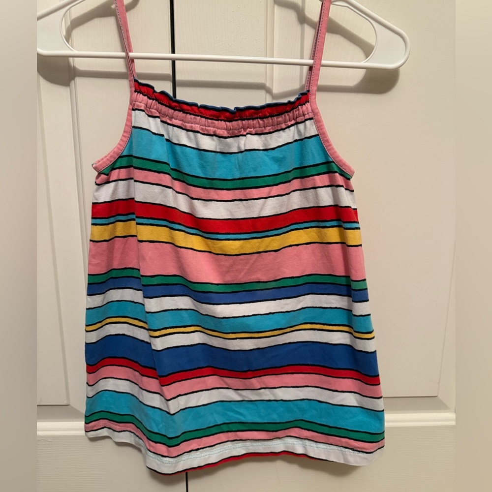 Hanna Andersson Colorful Striped Kids Tank Top